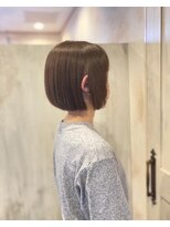 ヘアーリゾートガーデン 南林間店(Hair Resort Garden)&nbsp;チョコレートベージュカラーで肌ツヤ透明感★コンパクトボブ