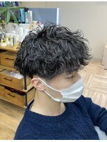 キュアキュア(Cure2) 波巻きパーマ×トップにツイストスパイラル