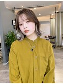 大人可愛い20代30代40代小顔ウルフレイヤーボブ丸み結べるボブ