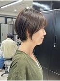 40代50代60代ショートカットショートヘアまるみショート