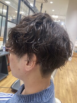 ヘアーズ ゼノン ルクアイーレ店(HAIR'S ZENON) ツーブロック×スパイラルパーマ