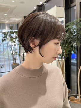 ステアケース 武蔵小杉店(stair:case) 白髪ぼかしコラーゲンカラーくびれショート脱白髪染め