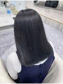 ブルーブラック艶カラー