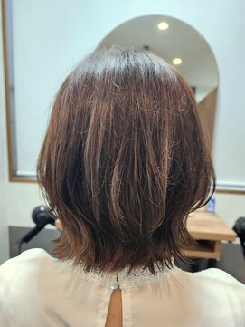 テーラヘアー 土気あすみが丘店(TELA HAIR) くびれボブ×ベージュ