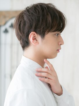 モッズヘア メン 南越谷南口店(mod's hair men) ダークアッシュ前髪パーマスマートマッシュX南越谷