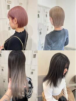 パプスドコワフュール 甲子園口店(Pap's de coiffeur)の写真/【甲子園口徒歩1分】デザインカラークーポン多数！解放感あふれる店内でリフレッシュしながらきれいに◎