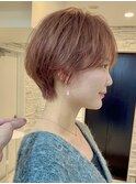 ショートボブ/簡単スタイリング/丸みショート/可愛い/20代30代