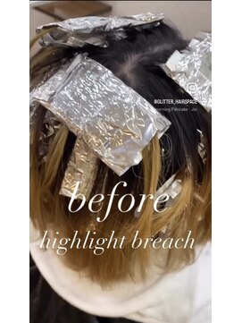 グリッター (Glitter) 30代40代50代60代☆白髪ぼかし全体ハイライト