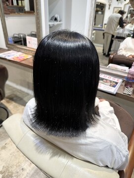 ナルヘアー 越谷(Nalu hair) 美髪/髪質改善/酸性ストレート/縮毛矯正/before→after