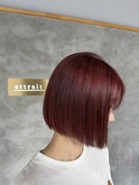 マルフェ 天王寺(marfe)&nbsp;切りっぱなしボブカシスピンクピンクブラウン