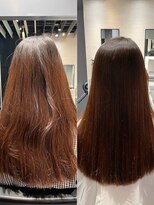 美髪縮毛矯正*髪質改善トリートメント*シルクレイヤーカット