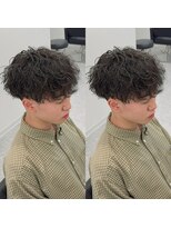 ブライト(BRIGHT)&nbsp;マッシュ波巻きスパイラルパーマ