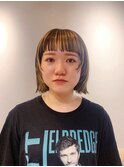 切りっぱなしボブ☆ステップカット