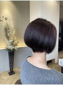 前下がりショートボブ