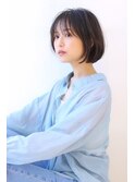 お肌トーンアップカラー大人ボブ