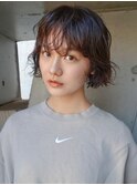 くせ毛風ニュアンスボブパーマ