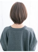 Say.ショートボブひし形ショートグレーベージュレイヤーショート