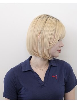 ルプラ ガーデン(le-pla garden) ブロンドベージュ#切りっぱなし#ケアブリーチ#ダブルカラー#豊橋