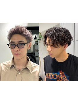 【堀江】メンズに特化◎似合わせが得意なスタイリストが定番~トレンドまで再現性の高いパーマをご提供！