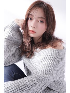 (chezlamour/市川)ゆるふわ柔らかカール×艶カラー♪