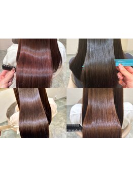 ダメージを抑えた薬剤と丁寧な施術で、艶やかにまとまる自然なストレートへ【Goshen】*稲毛