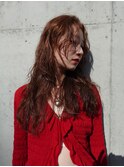 オレンジブラウン/レイヤーカット/バイカルテ〇20代3 0代40代