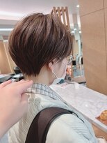 ステップ(STEP)&nbsp;【姫路STEP】丸みナチュラルショート＊襟足スッキリ＊ハイライト