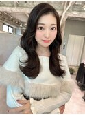 美髪なみ巻きスタイル