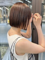 ミィ 表参道(mee.)&nbsp;似合わせカット ボブヘア 縮毛矯正 ミニボブ 切りっぱなしボブ