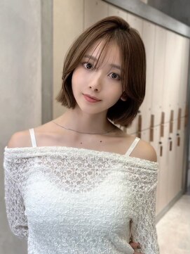 ロンドイディールバンダイ 新潟万代(Lond ideal) タッセルボブ×ベージュ