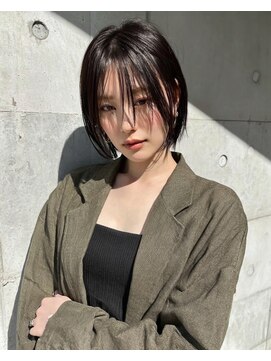 アヴァンス 泉大津店(AVANCE.) ピンクベージュ/アンブレラカラー/クールショート/前髪/泉大津