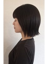 ボンド(hair salon bonD)&nbsp;外ハネボブ+カラー（マンネリにおススメ簡単スタイルチェンジ）