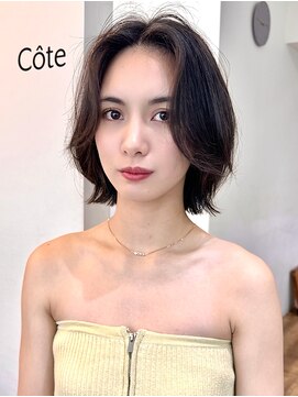 コート 青山(Cote) 美髪ボブレイヤー/レイヤーボブ/切りっぱなしボブ/顔まわり