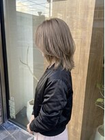ニコリヘアワークス(nicori hair works) ミディアム×レイヤー×ハイトーン2