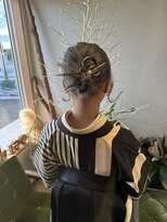 コジック ヘアアンドアイ(Cogic hair & eye)&nbsp;和装カチモリヘアセット水引きヘアアレンジ成人式卒業式お呼ばれ