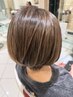 【大山限定】カット+白髪ぼかしハイライト+トリートメント　￥15800+指名料