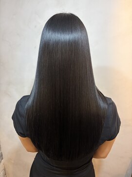 オースト ヘアー ステラ 新宿店(Aust hair Stella) ダークグレージュ×髪質改善ストレート×りんご幹細胞
