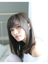 ネオリーブアイム 横浜西口店(Neolive aim)&nbsp;愛されスタイルナンバー1、カーキグレージュストレート