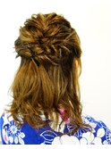 【浴衣着付♪】流行りのオススメヘアアレンジ★