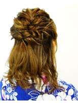 ナタリーアンドアローナ エーエス(Natalie&Arrowna AS)&nbsp;【浴衣着付♪】流行りのオススメヘアアレンジ★