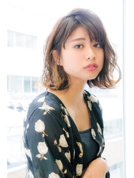 シュガー ヤマガタ(SUGAR yamagata) 大人かわいい☆無造作カール♪くひし形びれミディ