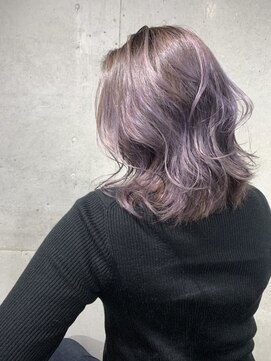 ガルボ ヘアー(garbo hair) #ガルボヘアー #バレイヤージュ #ハイライト #外国人風