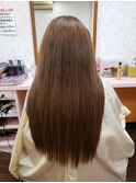 エクステでロングに♪