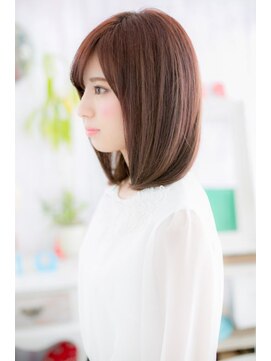 ミック ヘアアンドビューティー 大山店(miq  Hair&Beauty) ピンクカラーの♪ツヤ感ラブセミディb