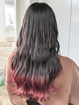 アーチフォーヘア 心斎橋店(a-rch for hair) ワインレッド裾カラー