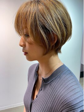 イヴォーク トーキョー(EVOKE TOKYO) W２セクション　ショートカット　草薙慶典　口コミ　髪質改善