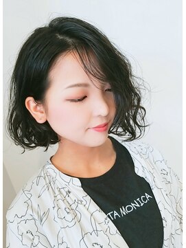 エイム(AIM) ふんわりボブ×デジタルパーマ