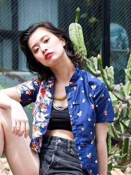 リブロ 三軒茶屋(LIBRO) ファンキー×ウルフカット