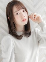 ローマ ギンザ(ROMA Ginza)&nbsp;【ROMA銀座】大人可愛い/ミストバング/マロンベージュ/ロブヘア