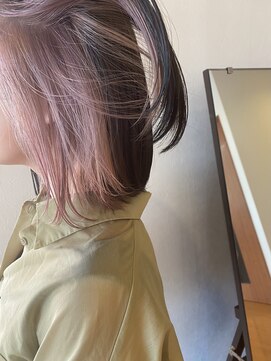 スタジオフィット(STUDIO FITTO) 淡いラベンダー　インナーカラー